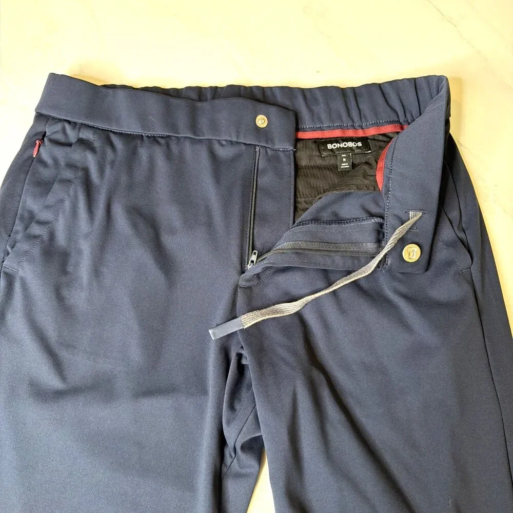 Bonobos Off Duty Pants Steel Blue Athleisure Smart Casual Modern Prep Gorpcore